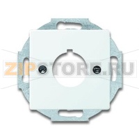 Накладка с суппортом для командно-сигнальных приборов, D=22.5 мм, белая ABB 1137.62