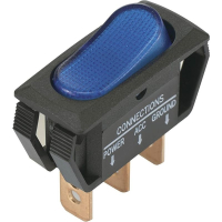 Переключатель клавишный 12 В/DC, 25 А, 1 x выкл/вкл TRU Components TC-R13-242B2
