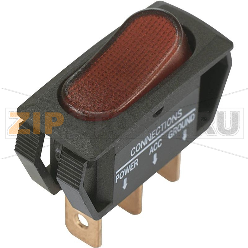 Переключатель клавишный 12 В/DC, 25 А, 1 x выкл/вкл TRU Components TC-R13-242B2 