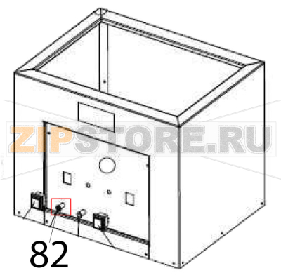 Heating element red warning light Vema AP 2091 Heating element red warning light Vema AP 2091Запчасть на деталировке под номером: 82