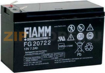FIAMM FG 20722 Герметичные необслуживаемые аккумуляторы (АКБ) FIAMM FG 20722 Напряжение - 12 В; Емкость - 7,2 Ач; Габариты: длина 151 мм, ширина 65 мм, высота 95 мм, вес: 2,3 кг