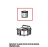 Sleek door pin bushing Unox XBC 405E