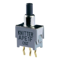 Кнопка 48 В DC/AC, 0.05 А, 1 x вкл/вкл, без фиксации, 1 шт Knitter-Switch APE 1F