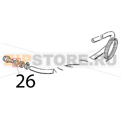 Scheibe Scotsman EC 126 AS Scheibe Scotsman EC 126 ASЗапчасть на деталировке под номером: 26