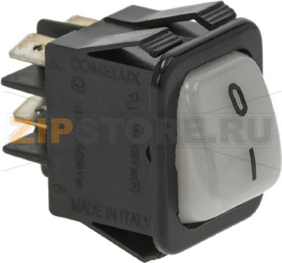 БЕЛЫЙ ДВУПОЛЮСНЫЙ ПЕРЕКЛЮЧАТЕЛЬ 16А 250В 