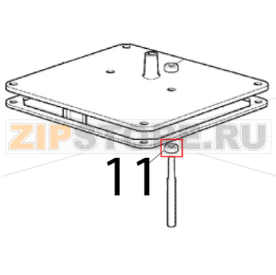 Mutter Scotsman EC 126 AS Mutter Scotsman EC 126 ASЗапчасть на деталировке под номером: 11