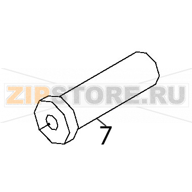 Door shaft Fagor FI-48 Door shaft Fagor FI-48Запчасть на деталировке под номером: 7Название запчасти Fagor на английском языке: Door shaft FI-48.