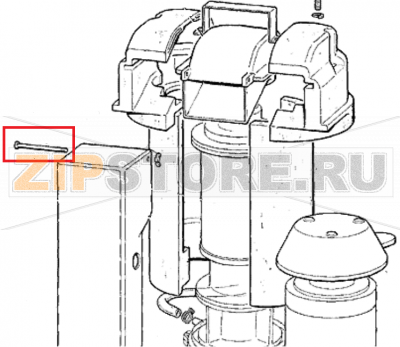 Stange Scotsman MF 56 ASR      Stange Scotsman MF 56 ASRЗапчасть на сборочном чертеже под номером: 26Название запчасти Scotsman на немецком языке: Stange Scotsman MF 56 ASR
