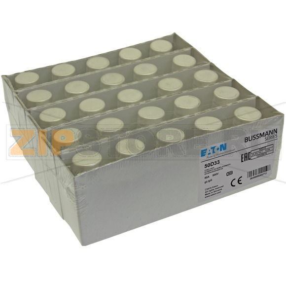 Предохранитель, 50 A, AC 500 В, 100 кА, D3, gL/gG, IEC с задержкой Eaton FUSE-D3 50A T GL/GG 500VA 