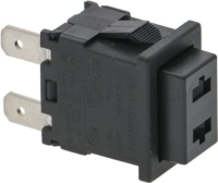 INTERRUTTORE BIPOLARE NERO 16A 250V