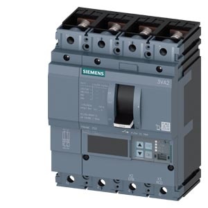 ВЫКЛЮЧАТЕЛЬ В ЛИТОМ КОРПУСЕ 3VA2 IEC ТИПОРАЗМЕР 250 КЛАСС ОТКЛ. СПОСОБНОСТИ  H ICU=85KA @ 415 В 4-ПОЛЮС., ЗАЩИТА ЛИНИИ ETU560, LSIG, IN=160A ЗАЩИТА ОТ ПЕРЕГРУЗКИ IR=64A ...160A ЗАЩИТА ОТ ТОКА КЗ ISD=0,6..10X IN, II=1,5..12X IN РЕГУЛИР. ЗАЩИТА НЕЙТРАЛИ (OF 