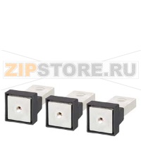 ПРИНАДЛЕЖНОСТЬ ДЛЯ VL800 КОМПЛЕКТ ПЛОСКИХ ШИН КОМПЛЕКТ ИЗ 3 ЧАСТЕЙ 3-Х ПОЛЮСНЫЙ Siemens 3VL9600-4RH30