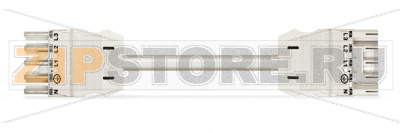 Кабель межблочный; Eca; розетка - штекер; 5-полюсов; код. A; H05Z1Z1-F 5G 2,5 мм; 5 м; 2,50 mm; белые Wago 771-9995/017-502 Protected against mismating and maintenance-freeAdditional variable coding is possible....