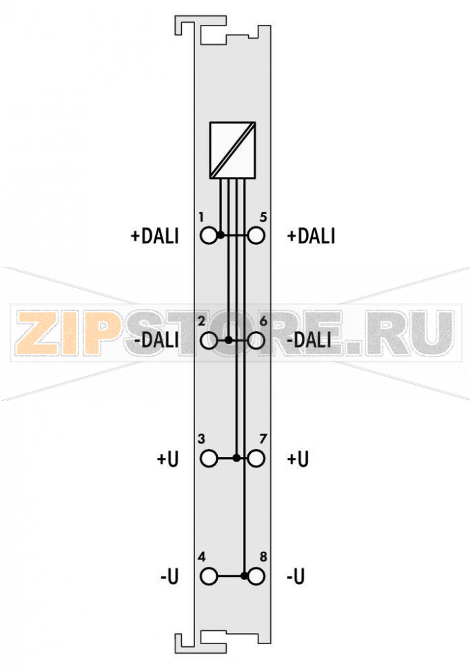 DALI Multi-Master; светло-серые Wago 753-647 