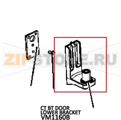 Ct Bt door lower bracket Unox XBC 605E Ct Bt door lower bracket Unox XBC 605EЗапчасть на деталировке под номером: 95Название запчасти на английском языке: Ct Bt door lower bracket Unox XBC 605E