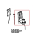 Ct Bt door lower bracket Unox XBC 605E