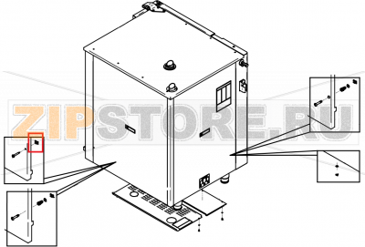 Plate nut 14x11 screw 4.8 CONVOTHERM OES 10.10   Plate nut 14x11 screw 4.8 CONVOTHERM OES 10.10Запчасть на сборочном чертеже под номером: 801Название запчасти на английском&nbsp;языке: Plate nut 14x11 screw 4.8 CONVOTHERM OES 10.10