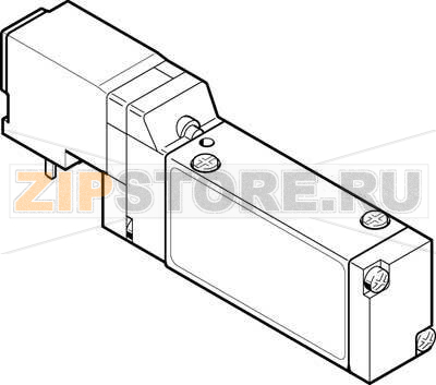Распределитель с электроуправлением Festo MEH-3/2-5,0-I-B 