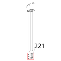 Anello per labirinto canna-portacanna Unox XBC 815G
