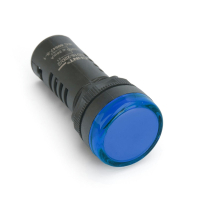 Индикатор 12 В, IP65, синий Chint ND16-22D/2C