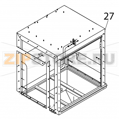 Welded wash box-tub Fagor FI-2700I Welded wash box-tub Fagor FI-2700IЗапчасть на деталировке под номером: 27Название запчасти Fagor на английском языке: Welded wash box-tub FI-2700I.