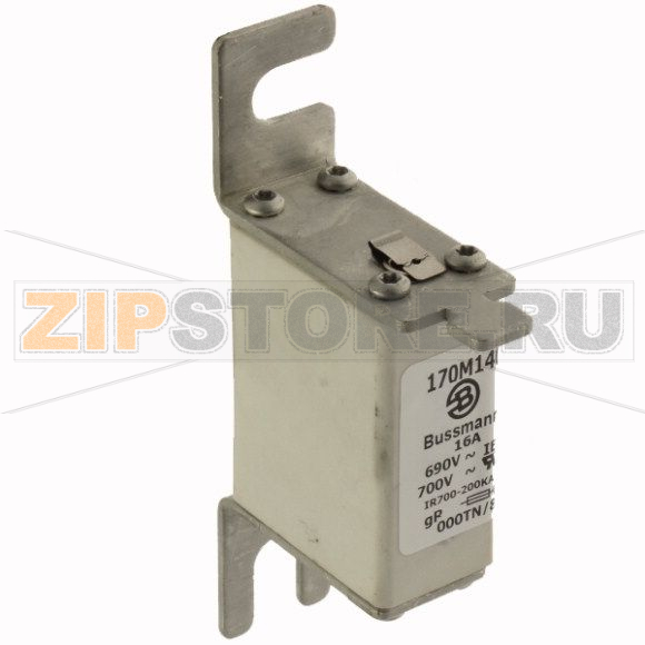 Предохранитель, 10 A, AC 690 В, 200 кА, DIN 000, 21x40x100 мм, gR, DIN, IEC Т Eaton FUSE 10A 6 
