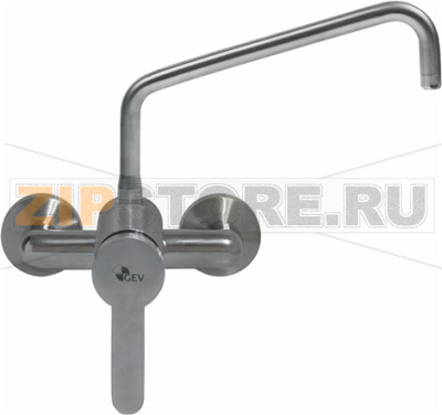 WALL-MOUNTED MIXER TAP 2-HOLE ST./STEEL 