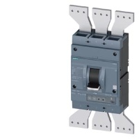 circuit breaker 3VA2 IEC frame 1250 breaking capacity class  C Icu=110kA @ 415 V 3-pole, line protection ETU350,  LSI, In=1250A overload protection Ir=500A ...1250A short circuit protection Isd=1,5... 10 xIr, Ii=10 x In nut keeper kit Siemens 3VA2612-7HN3