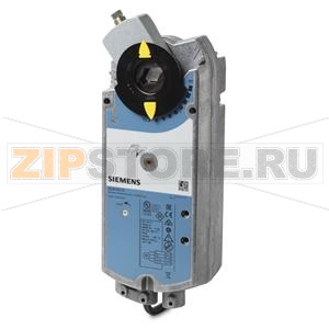 GCA131.1E - Привод воздушной заслонки поворотного типа 3-точечное регулирование, AC/DC 24 В, 18 Нм, пружинный возврат 90/15 s Siemens GCA131.1E 