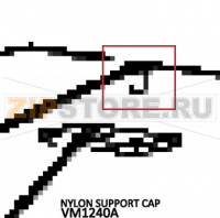 Nylon support cap Unox XBC 805E