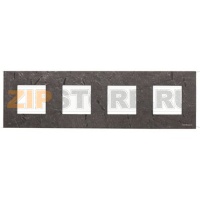 Рамка четырехместная, натуральный сланец ABB 2CLA227400N2201