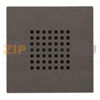 Механизм звонка, двухмодульный, антрацитовый ABB 2CLA222400N1801