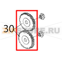 Gear wheel 0.5x40 Zebra TTP-2010 Gear wheel 0.5x40 Zebra TTP-2010Запчасть на деталировке под номером: 30