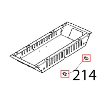 Perno sostegno anteriore bruciato Unox XBC 615EG