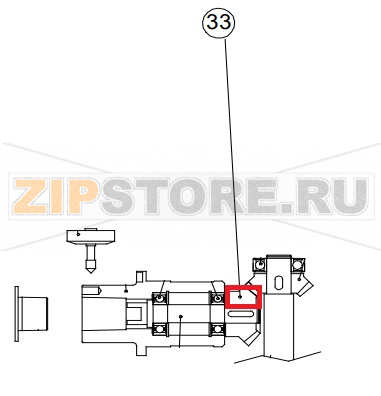 Ingranaggio conico condotto Sigma BM 30              Ingranaggio conico condotto Sigma BM 30Запчасть на сборочном чертеже под номером: 33Название запчасти Sigma на итальянском языке: Ingranaggio conico condotto Sigma BM 30