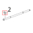 Cable tie, locking, 100mm nylon Zebra TTP-2020