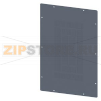 SIVACON, Roof, with Ventilation openings with Ventilation openings IP40, W: 400 mm, T: 600 mm, zinc-plated Siemens 8MF1046-2UD30-0A