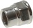 ХРОМИРОВАННАЯ МУФТА FF Ø 3/8"X1/2"