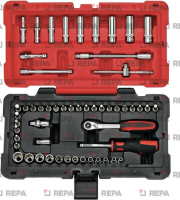 SOCKT SET + 1/4&#039;&#039; RATCHET KEY