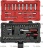 SOCKT SET + 1/4'' RATCHET KEY