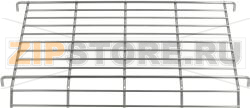 CHROMED LOWER GRID 350x235x15 mm 