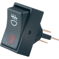 Переключатель автомобильный 12 В/DC, 20 А, 1 x выкл/вкл, 1 шт SCI R13-207B2