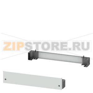 SIVACON, Base, for cabinets with front door H: 100 mm, W: 800 mm, RAL 7035, 4 feet and 2 masking frames Siemens 8MF1080-2CS 