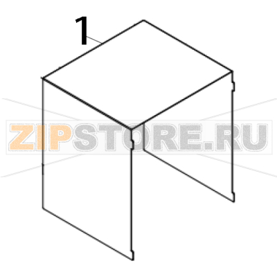Electronic cover TSC PEX-1121 Electronic cover TSC PEX-1121Запчасть на деталировке под номером: 1