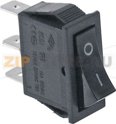 INTERRUTTORE NERO 16A 250V 