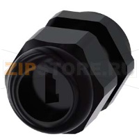 Метрическое резьбовое соединение М25 для профилированного провода AS-i, для ввода плоского кабеля в корпус AS-i, для пластмассового или металлического корпуса с 4-6 командными пунктами Siemens 3SU1900-0HF10-0AA0