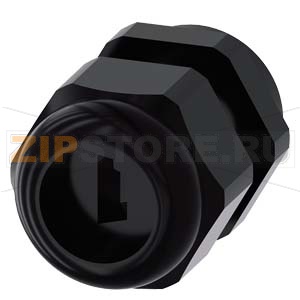 Метрическое резьбовое соединение М25 для профилированного провода AS-i, для ввода плоского кабеля в корпус AS-i, для пластмассового или металлического корпуса с 4-6 командными пунктами Siemens 3SU1900-0HF10-0AA0 