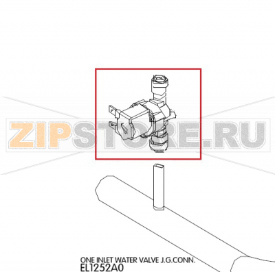 One inlet water valve J.G.CONN. Unox XVC 305 One inlet water valve J.G.CONN. Unox XVC 305Запчасть на деталировке под номером: 22Название запчасти на английском языке: One inlet water valve J.G.CONN. Unox XVC 305