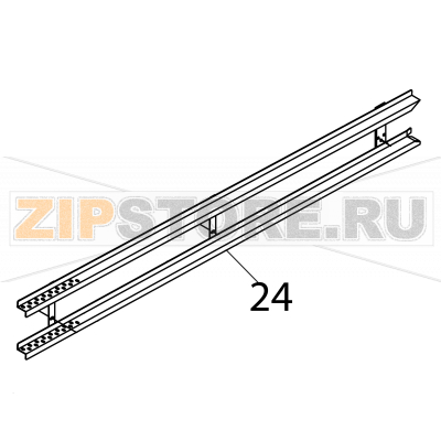 Welded left outlet guide Fagor FI-2700I Welded left outlet guide Fagor FI-2700IЗапчасть на деталировке под номером: 24Название запчасти Fagor на английском языке: Welded left outlet guide FI-2700I.