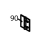 Bisagra Nº2inox 40X40X1(2talad Fagor ATM-101